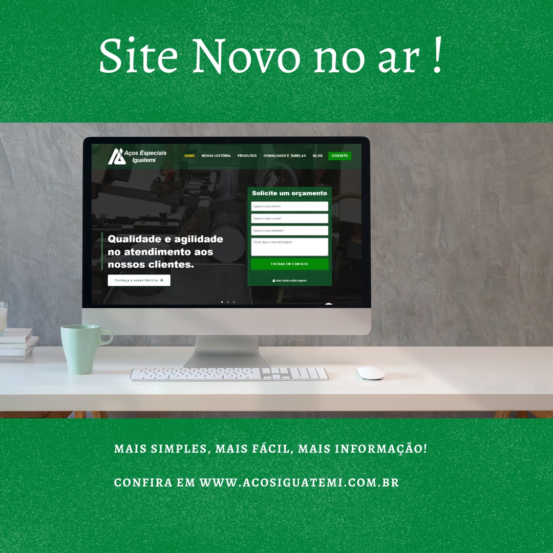 Foto de capa Site Novo no ar!