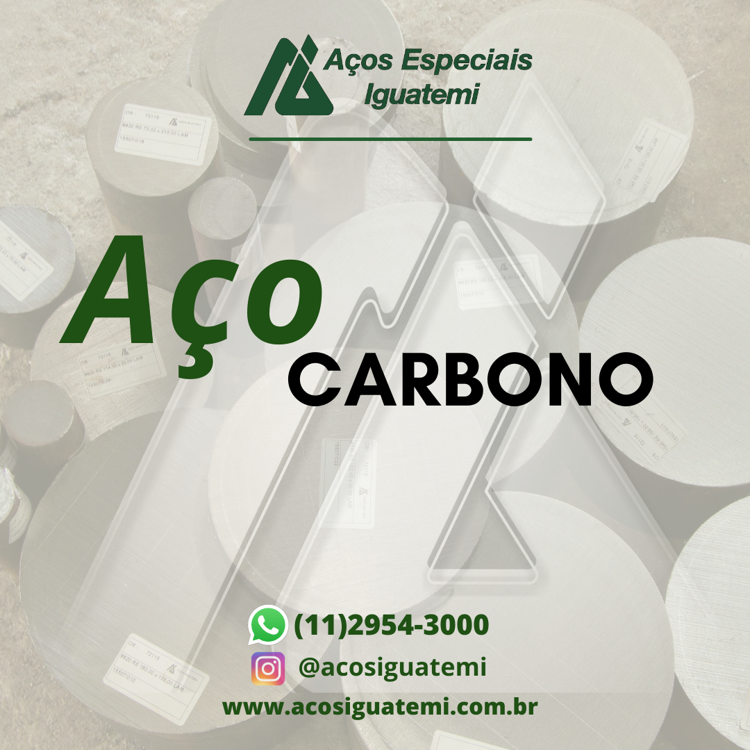 Foto de capa AÇO CARBONO é na AÇOS IGUATEMI